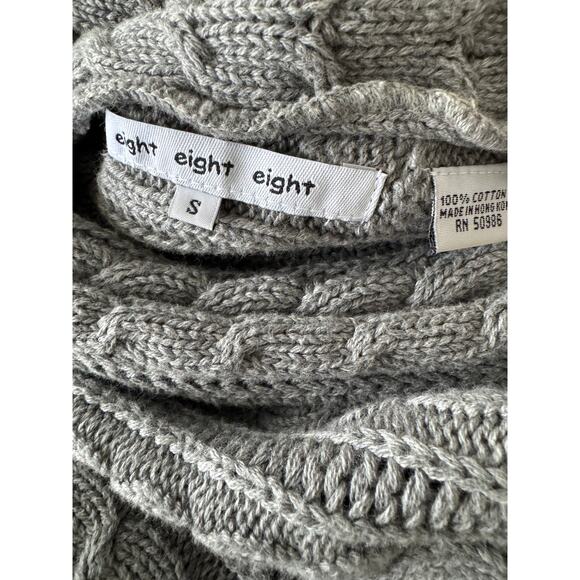 Capsule Cable Knit Sleeveless Cowl Neck Sweater Vest - Picture 4 of 6